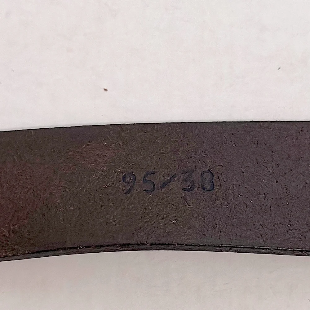 Frank Daniel VINTAGE Brown Leather Belt size 38